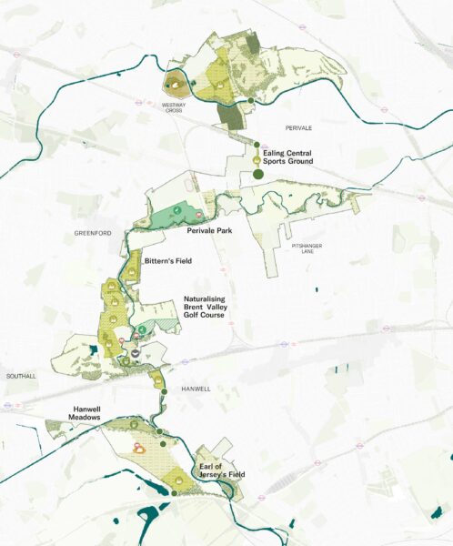 An illustration of proposed ecology enhancements