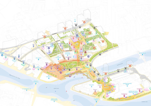 Illustrative masterplan of Media City